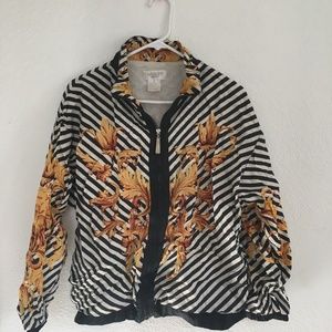 Vintage Windbreaker With Versace Vibes